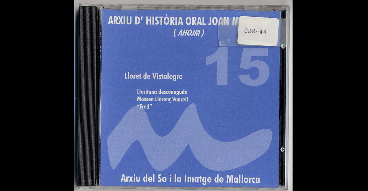 Fons d'història Oral Joan Miralles (1970-1990)